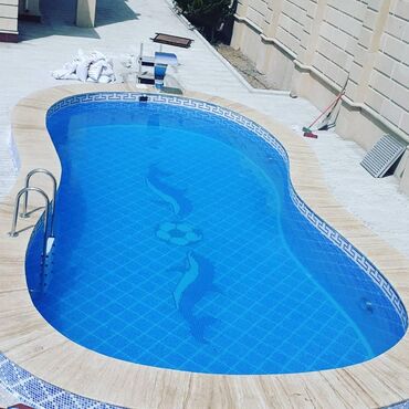 Hovuzlar: Hovuzun 0 dan tikintisi.Her nov mazaiklara movcuddur. Qiymet və rəng — 27