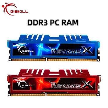 Оперативная память (RAM): Оперативная память, Б/у, G.SKILL, 8 ГБ, DDR3, 1600 МГц, Для ПК