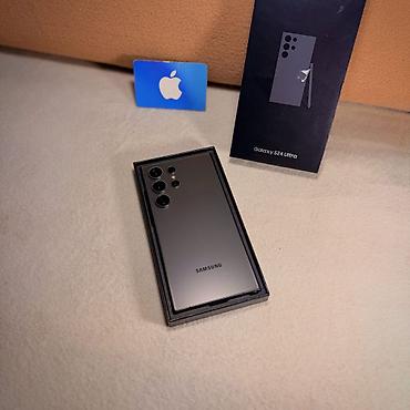 Elektronika: Samsung Galaxy S24 Ultra, 256 GB, rəng - Boz, Simsiz şarj — 3