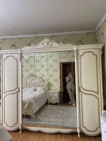 Туалетные столики: Туалетный столик, С зеркалом, цвет - Бежевый, МДФ — 1