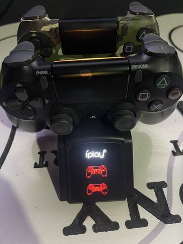 dualshock 4 qiymeti: Ps 4 Dualshock Ucun Sarj Aparatı Isleyır Normal Qaydada Unvan