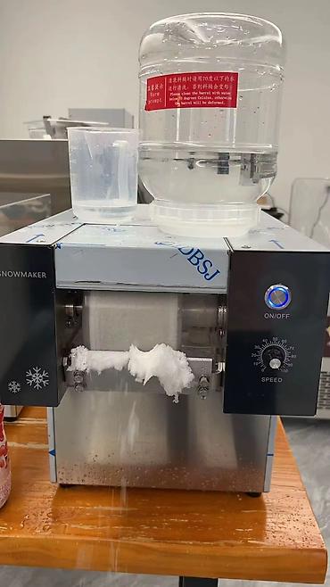buz aparati: Kafeler, desert barları və küçə satışları üçün “Snow Ice Machine” – — 2
