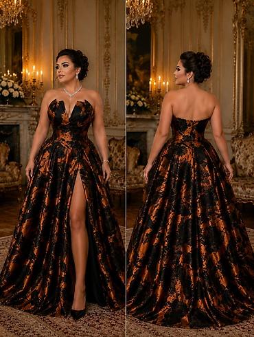 cone korse: Axşam ziyafətləri və mərasimlər üçün zərif gecə geyimi. - Model — 1