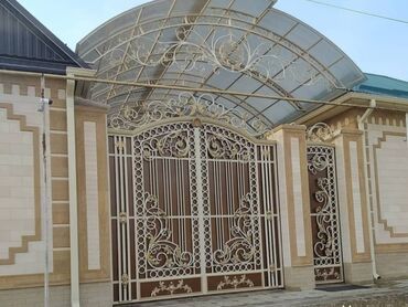 Həyət darvazaları: Metal EN MMC olaraq istədiyiniz forma və ölçüde demir işlerinin — 8