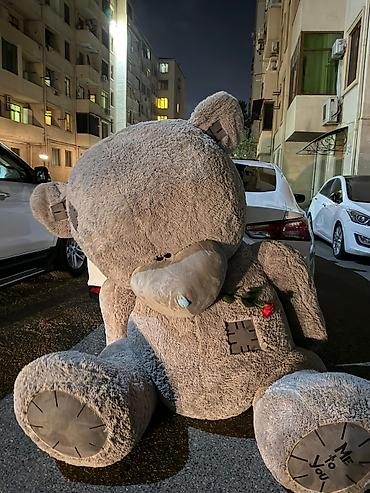 Yumşaq oyuncaqlar: 2 Metr Teddy miska 🧸Sevdiyini hiss etdir 14 Fevrala ən gözəl və — 2