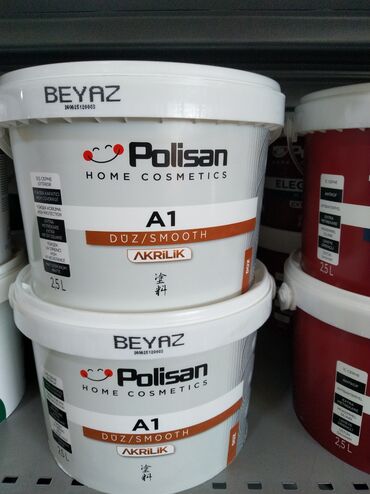 Emulsiyalar: Akril Boya İç işlər üçün, rəng - Ağ