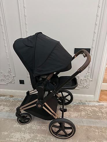 foo foo: Коляска, Cybex, цвет - Черный, Б/у, Самовывоз — 1