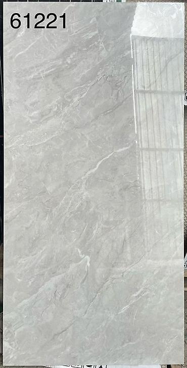 Керамогранит: Назначение: Для пола, цвет - Серый, Глянцевое покрытие, 60x120 см — 7