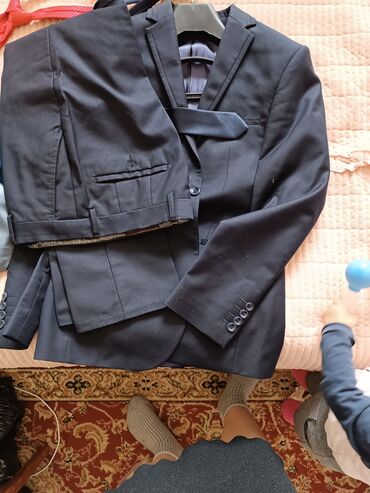 темно синие штаны мужские: Костюм 3XL (EU 46), цвет - Синий