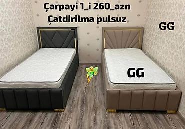 tək matras: Yeni, Təknəfərlik çarpayı, Matras ilə — 1