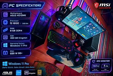 компьютер на запчасти: GAMING PC SET təcili satılır bu qiymətə 10 cu nəsil kompüter yoxdu — 1