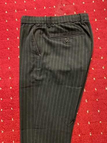мужские штаны утепленные: Брюки M (EU 38), L (EU 40), XL (EU 42), цвет - Черный
