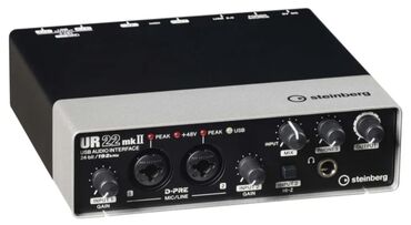Другая аудиотехника: СРОЧНО НОВАЯ! Steinberg UR22 MKII Звуковая карта + Лицензии Cubase
