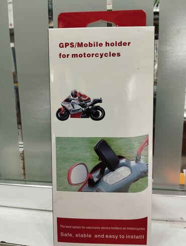 Велоаксессуары: Motosiklet və velosipedlər üçün universal telefon tutacağı. Bu tutacaq