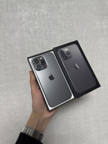 Apple iPhone: IPhone 13 Pro, Б/у, 128 ГБ, Space Gray, Кабель, Коробка, 86 % — 2