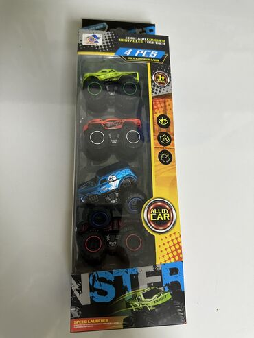 monster truck игрушка: Набор из 4-х машинок “monster “
