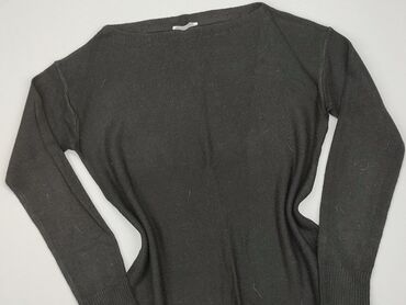 czarne bluzki z długim rękawem eleganckie: Bluzka Damska, S, stan - Dobry