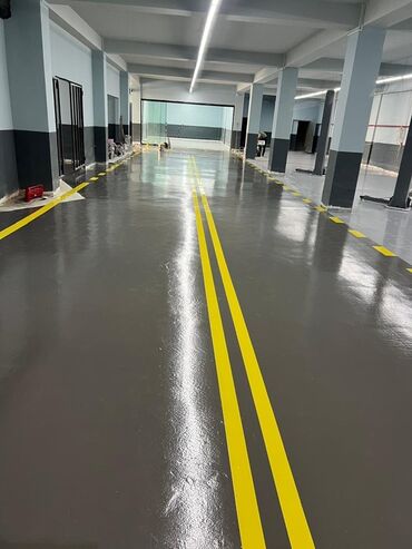Döşəmə işləri: Epoksi pol (epoxy floor) tətbiqi xidməti Təyinat: - Avtodayanacaq və — 7