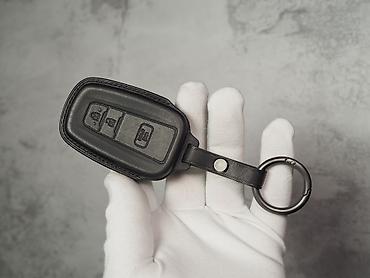 кожаный чехол: Чехол для ключей Toyota из натуральной итальянской кожи. ✅Ручная — 9