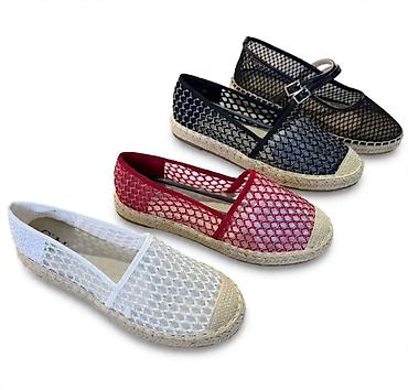 ideal dale: Mrežaste ženske espadrile – lagane i prozračne - Model: klasične — 1