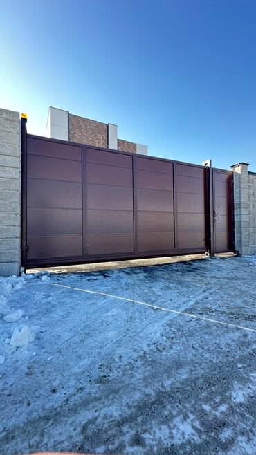 Откатные ворота: ВОРОТА Откатные | ДАРБАЗА Все виды автоматических ворот! Откатные — 6