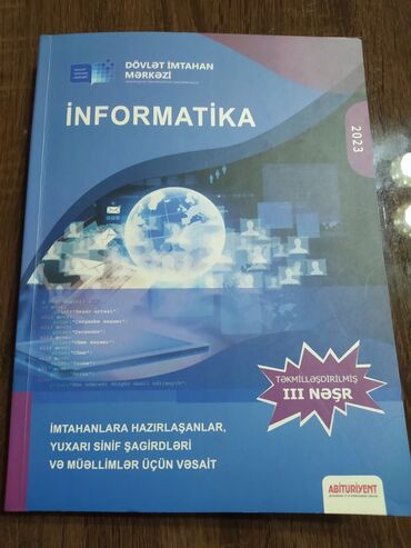 1 ci sinif informatika dersliyi pdf: İnformatika(Dim) bölmə və bölmə üzrə test kitabı