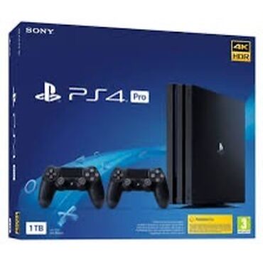 PS4 (Sony PlayStation 4): Продаю сони плейстейшен 4 про Привозные в комплекте джойстик и все