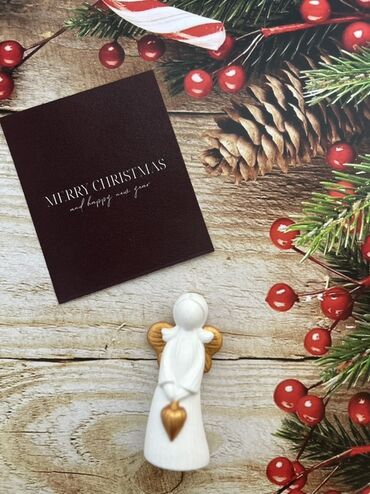 Yeni il oyuncaqları və bəzəkləri: Yeni il və Milad üçün dekorativ asılqan fiqurlar dəsti - Mövzu: Milad — 12