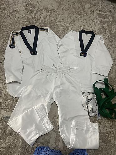конный шлем: Кимоно, добок 🥋 для таеквон-до На рост 160-170 На возраст 12-14 лет — 1
