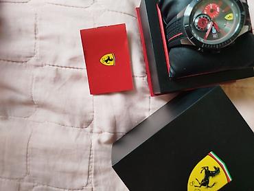 pul kisələri: Yeni, Qol saatı, Ferrari, rəng - Qara — 9