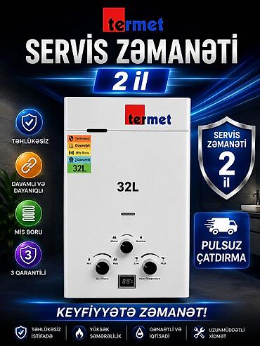 Məişət texnikası: Pitiminutka Termet, 32 l/dəq, Yeni, Kredit yoxdur, Pulsuz çatdırılma, Rayonlara çatdırılma — 1