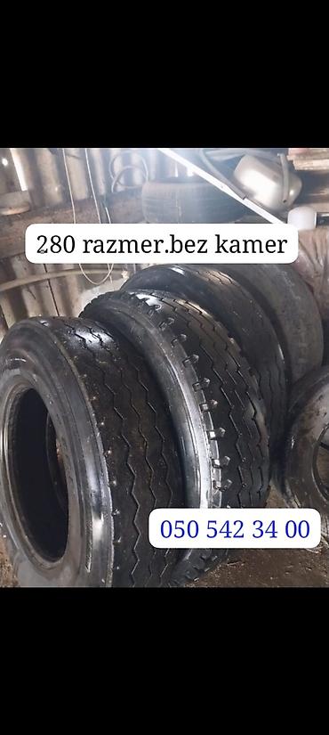 Təkərlər: Məhsul: Yük avtomobili təkərləri - Ölçü: 280 - Tip: Bez kamer — 2