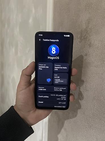 Honor: Honor X5b Plus, 128 GB, rəng - Qara, Barmaq izi, Face ID — 7