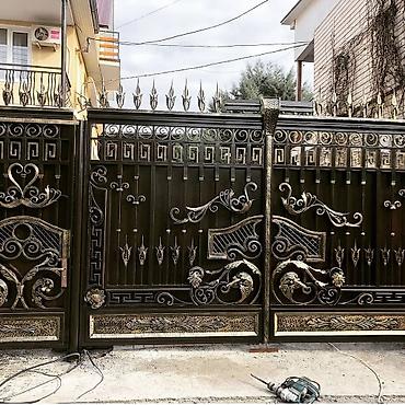 Откатные ворота: Кованые Ворота На заказ Изготавливаем ворота, Ворота распашные Ворота at lalafo.kg — 11 Откатные ворота: Кованые Ворота На заказ Изготавливаем ворота, Ворота распашные Ворота — 11
