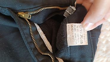 Джинсы и брюки: Джинсы и брюки, цвет - Черный, Б/у — 4