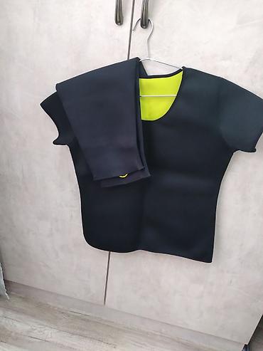 idman paltar: Hot Shapers dəsti – termo-effektli idman köynəyi və briç şalvarı - — 3