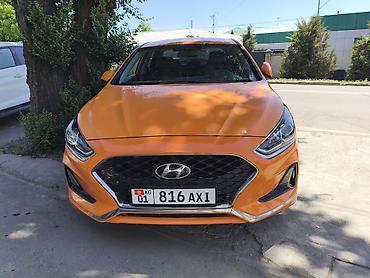Аренда транспорта: Сдаю Hyundai Sonata под такси, На месяц, | Залог — 2