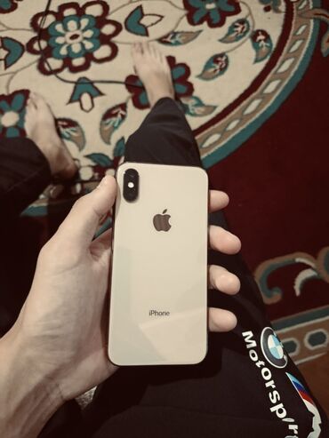 мобильные телефоны в оше: IPhone Xs, Б/у, 256 ГБ, Золотой, Чехол, 85 %