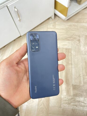 Redmi: Redmi, Redmi Note 11, Б/у, 128 ГБ, цвет - Черный, 1 SIM, 2 SIM