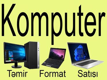 Ноутбуки, компьютеры: Windows 10 11 format olunmasi Proqramlarin Oyunlarin yazilmasi