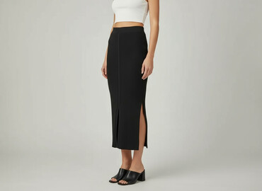 dzianinowe spódnice midi: Women`s skirt, size S