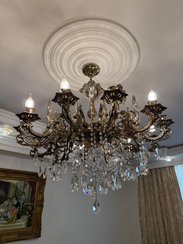 cilciraq sederek: Çılçıraq, 10 və daha çox lampa, Metal