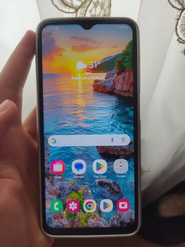 Samsung: Samsung Galaxy A13, 32 GB, rəng - Göy, Zəmanət, Düyməli, Sensor