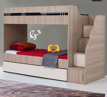 деревянные двухъярусные кровати: Qız üçün, Çarpayı
