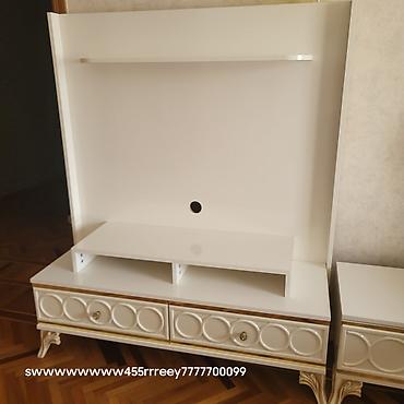 perla tv stend: Yeni, Düz TV altlığı, Polkalı, Laminat — 3