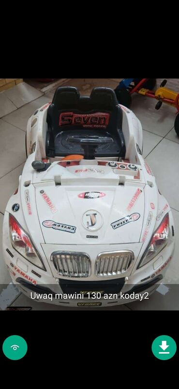 Uşaq üçün elektrik maşınları: Usaq masinlari şekillerde qiymətler məlumatlar qeyd olunub unvan Gence — 17