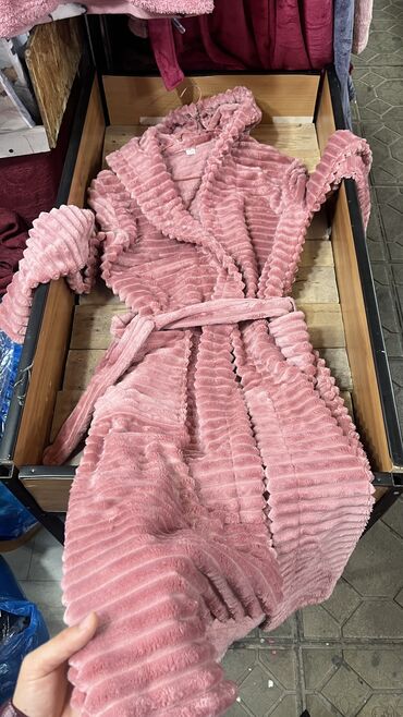 Халаты: Халат, Велюр, Турция, Все размеры — 8