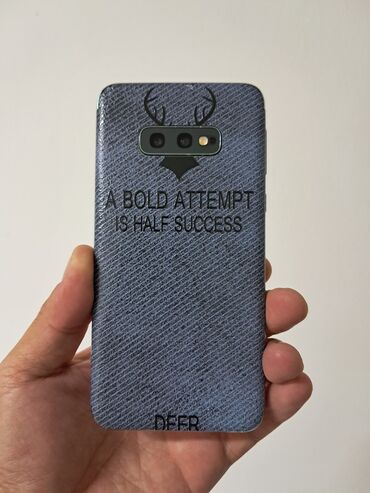 промышленные швейные машины бу: Samsung Galaxy S10e, Колдонулган, 128 ГБ, түсү - Көгүлтүр, 2 SIM
