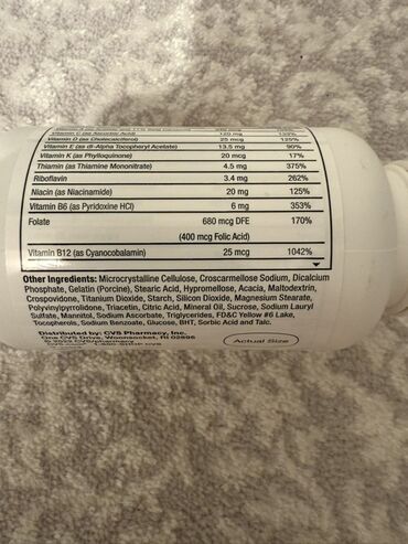 Vitaminlər və BAƏ: CVS Health markalı bu qida əlavəsi, sümüklərin sağlamlığı üçün -da lalafo.az — 10 Vitaminlər və BAƏ: CVS Health markalı bu qida əlavəsi, sümüklərin sağlamlığı üçün — 10