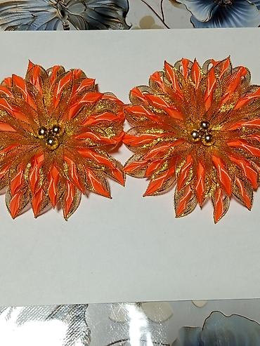 Букеты из атласной ленты: Продаю бантики для девочек — 13